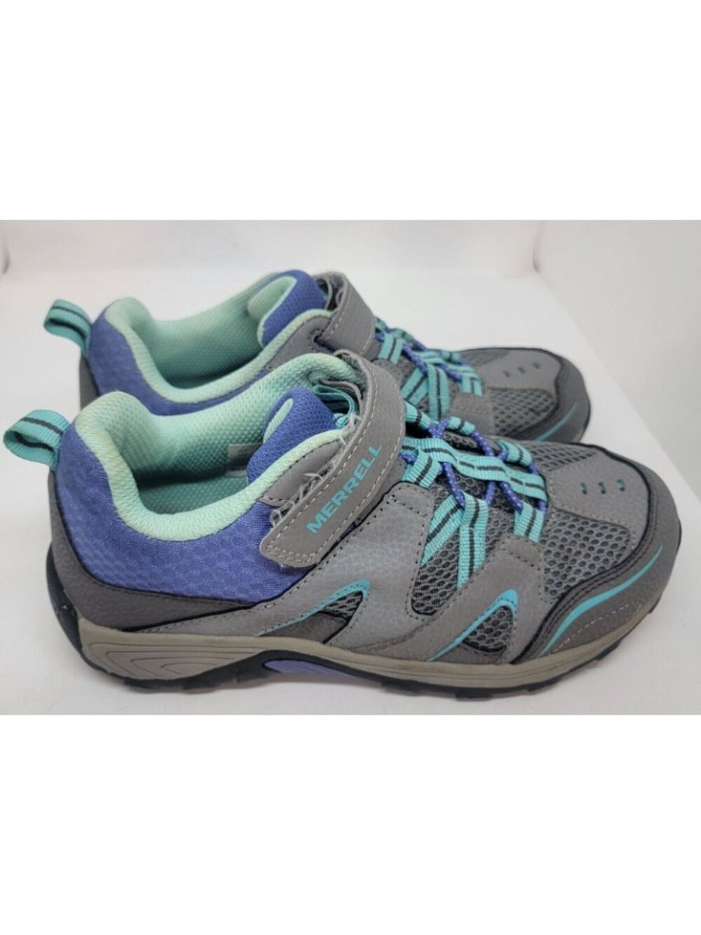 Merrell Girls ML G Trail Chaser MY57111 Gray Hiking Shoes Sneakers Size 4 M - Picture 3 of 11
